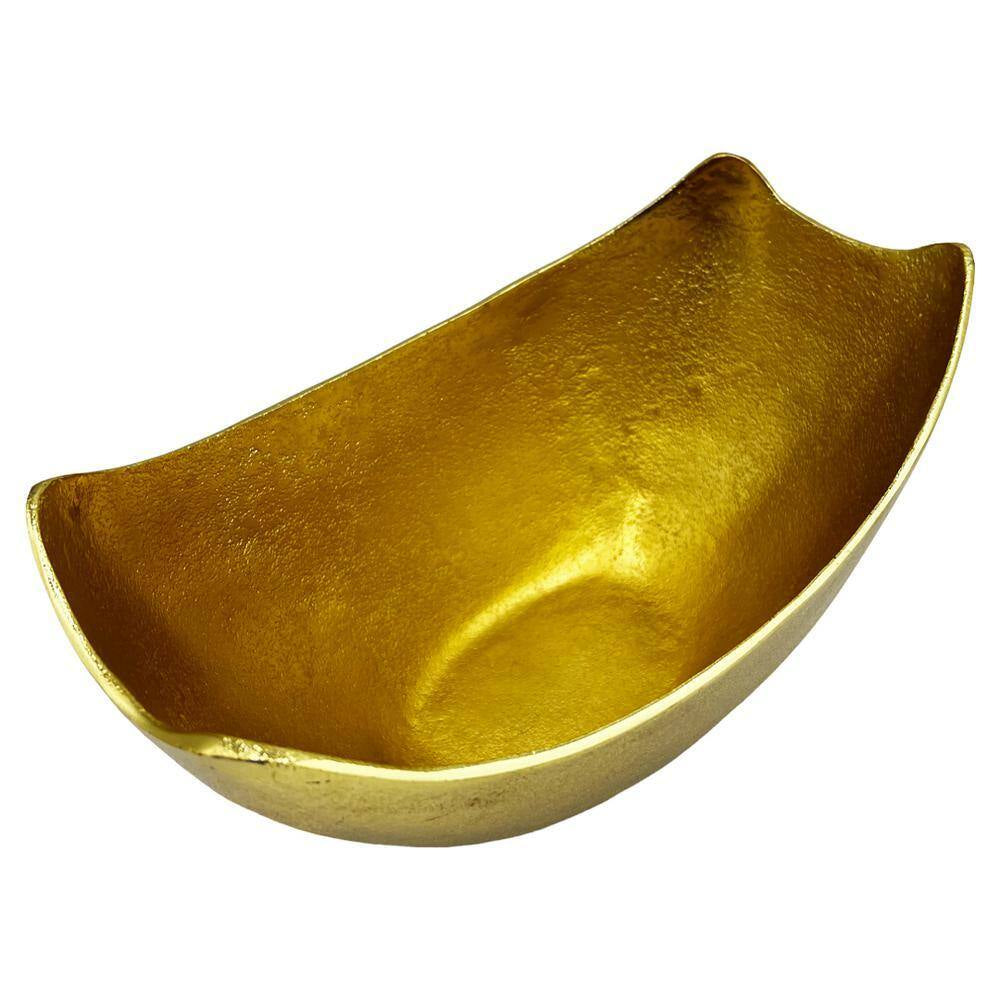 Aluminum Gold Modern Decorative Fruit Bowl